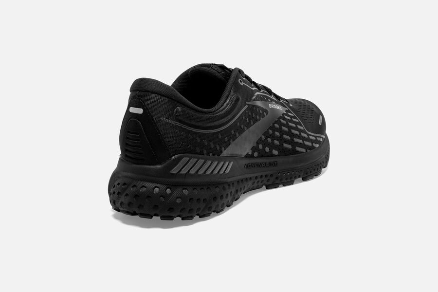 Adrenaline GTS 21 Road Brooks Running Shoes NZ Mens - Black - GKCRXB-264